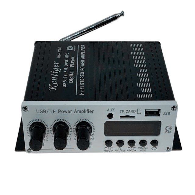 Kentiger New Style HY-470BT 12V 2ch Blue Tooth Mini Car Amplifier